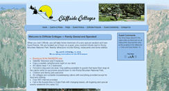 Desktop Screenshot of cliffsidecottages.com
